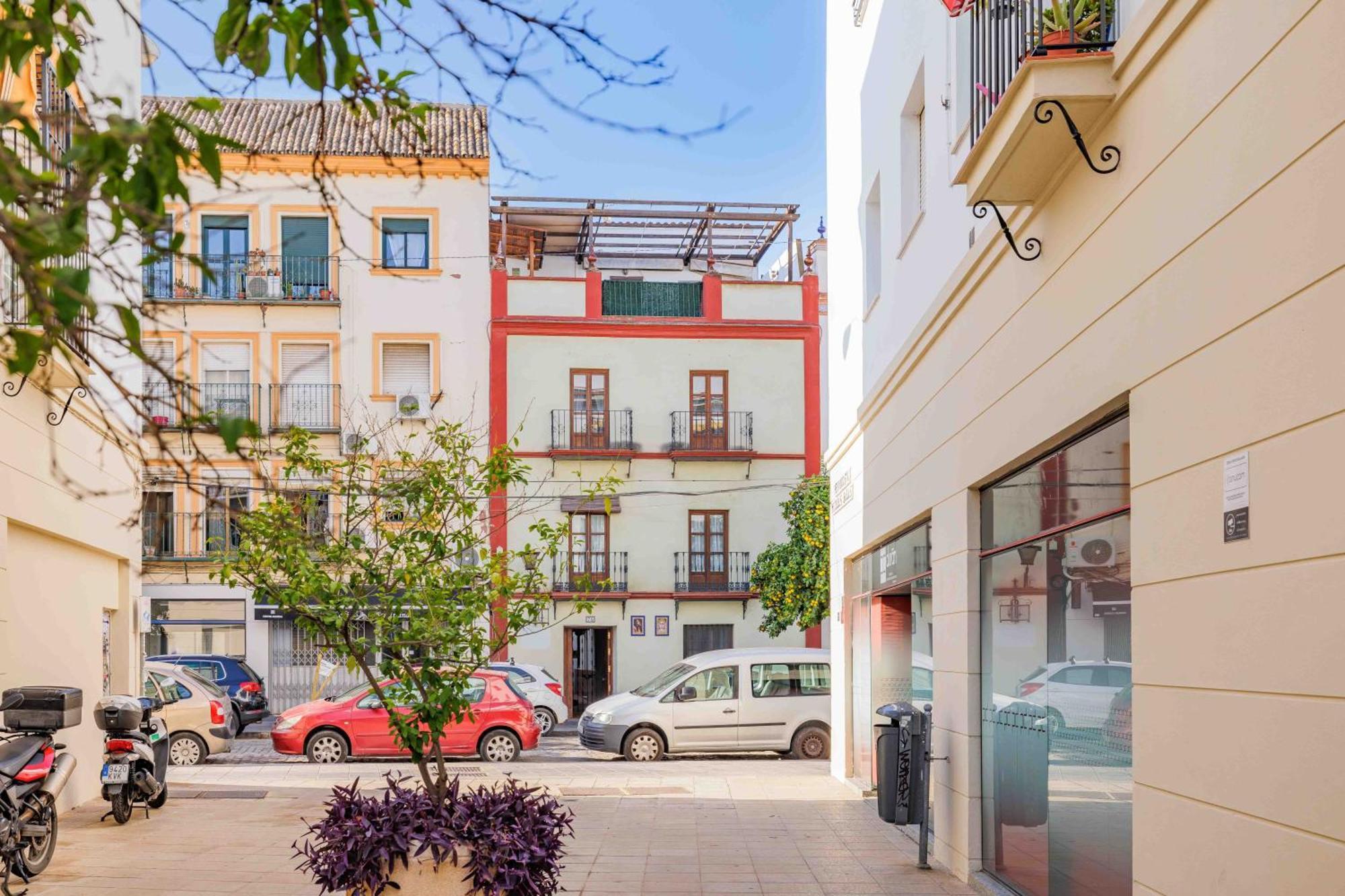 Loft en Triana Leilighet Sevilla Eksteriør bilde